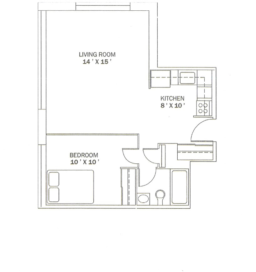 Jr. One Bedroom